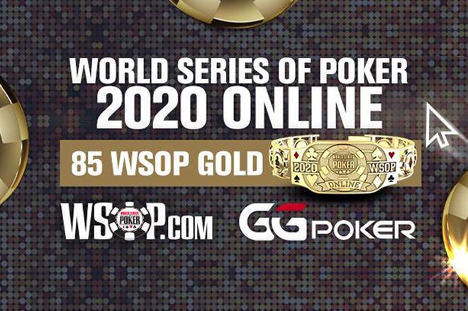 85 braceletes em jogo nas WSOP Online 2020; GGPoker recebe 54 eventos