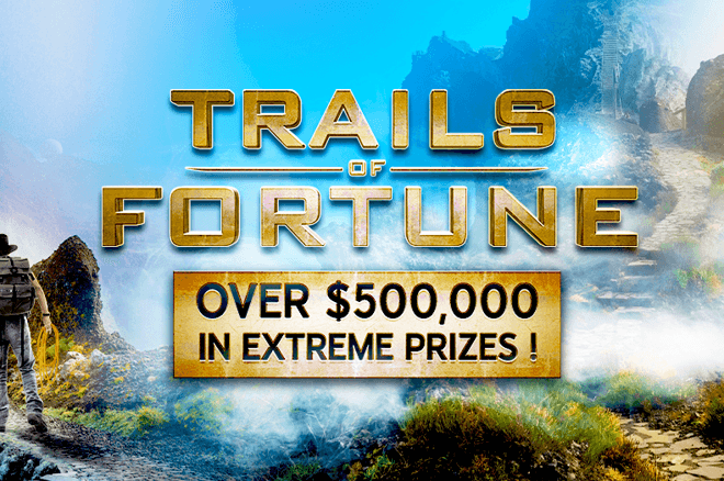 Players can choose from three different freerolls to win a share of over $500,000 in prizes in the 888poker Trails of Fortune