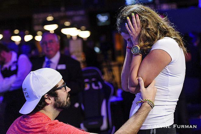 Jason Mercier chose an opportune moment at a WSOP final table.