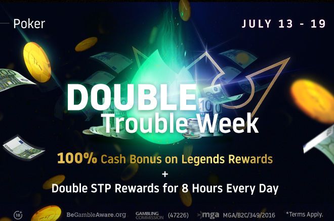 Splash the Pot and Legends Rewards have been doubled on Run It Once Poker; earn up to 134% Rakeback!