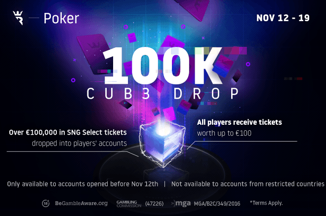 SNG Select 100k CUB3 Drop at Run It Once