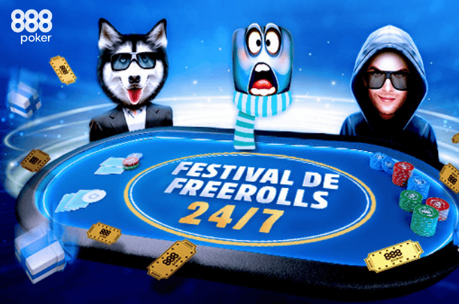 Frestival de Freerolls 24/7 no 888poker