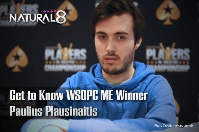 Plausinaitis won $1.2 million in the WSOPC Main Event, find out more about him on PokerNews