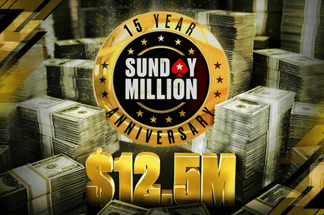 15º Aniversário do Sunday Milliom - $12,5 milhões garantidos!