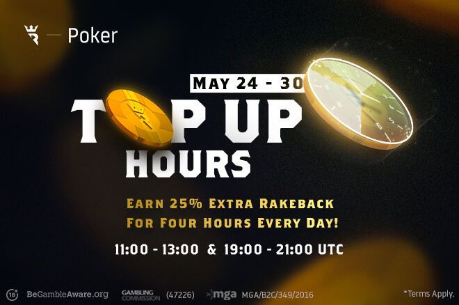 Run It Once Poker Top Up Hours
