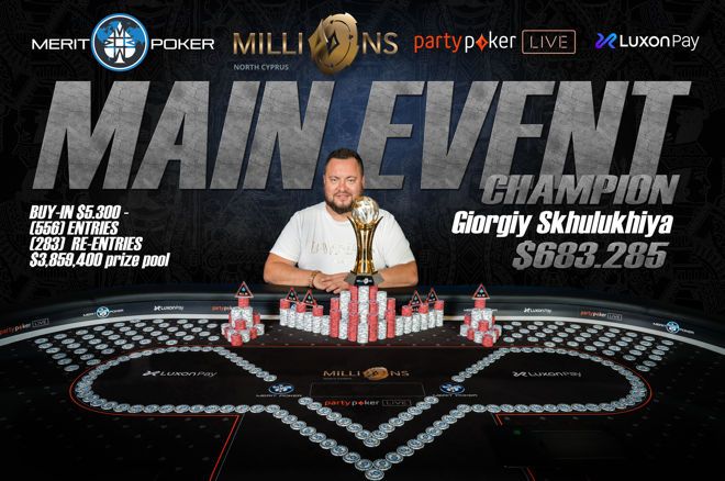 Giorgiy Skhulukhiya partypoker live MILLIONS North Cyprus