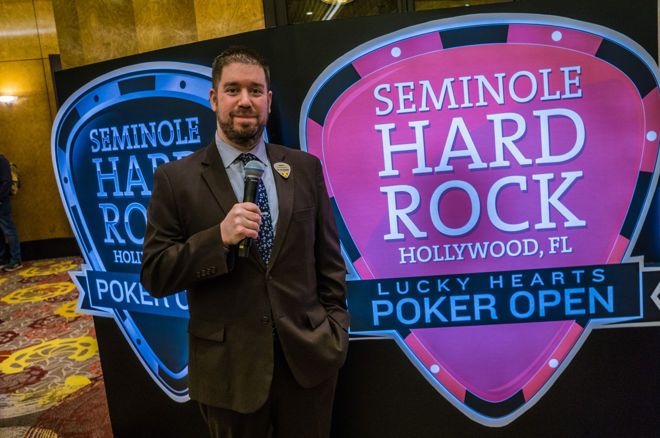 Jason Heidenthal, responsable des tournois de poker au Seminole Hard Rock Hotel & Casino Hollywood
