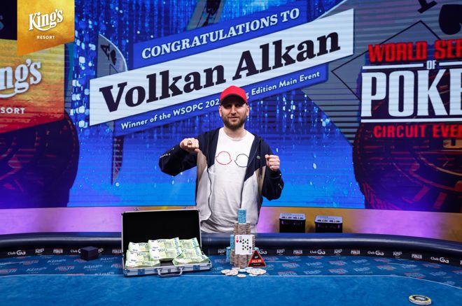 Volkan Alkan Wins the 2022 WSOP International Circuit Rozvadov Spring Edition €1,700 Main Event
