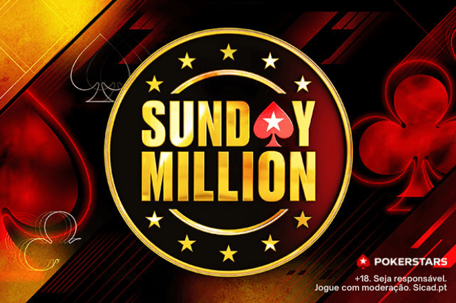 PokerStars Portugal anuncia edição especial do Sunday Million com €1 Milhão GTD!