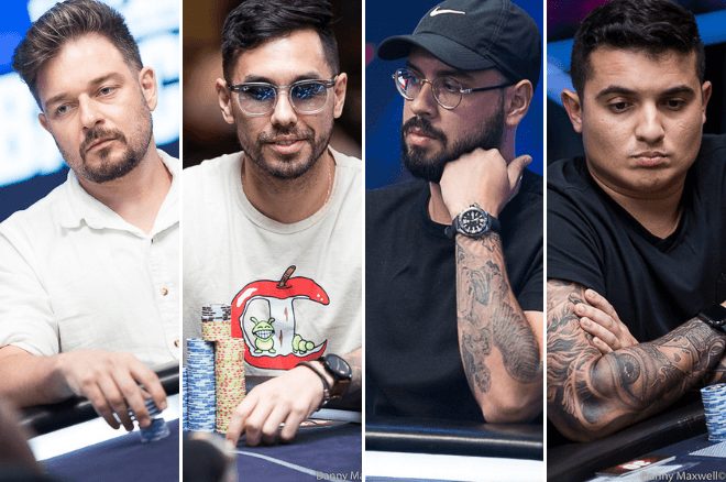 Fabiano Kovalski, Neville Costa, Lucas Rochas e Peterson Machado no EPT Barcelona 2022