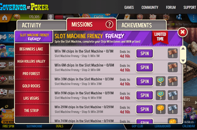 Governor of Poker 3 Missions