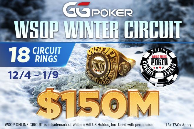 WSOP Winter Circuit na GGPoker - 18 eventos de anel e US$ 150 milhões garantidos!