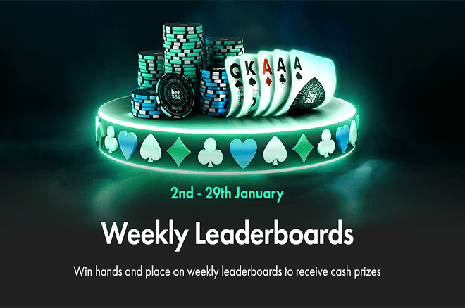 Bet365 Poker Weekly Leaderboards