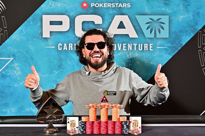 André Marques entra a pés juntos nas Bahamas e conquista espada no primeiro dia do PCA | PokerNews