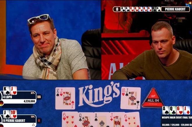 Jogador é eliminado na mesa final do WSOPC Main Event em chop pot; Ninguém percebeu o erro!