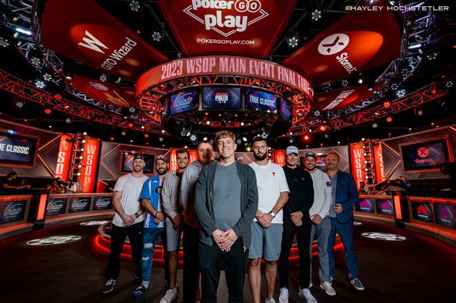 Mesa Final do Main Event da WSOP 2023