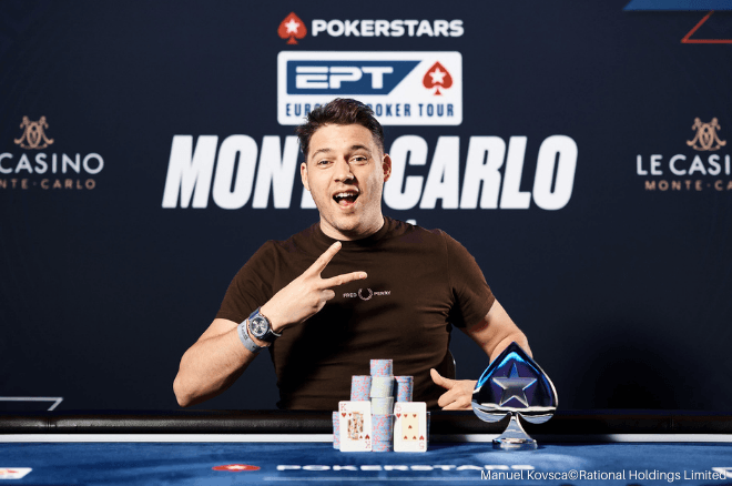 Jos Quintas Back-to-Back Campe?o no 2.100 NLH Hyper Turbo KO do EPT Monte Carlo