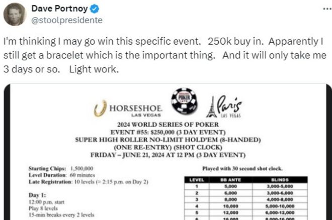 Dave Portnoy WSOP Poker