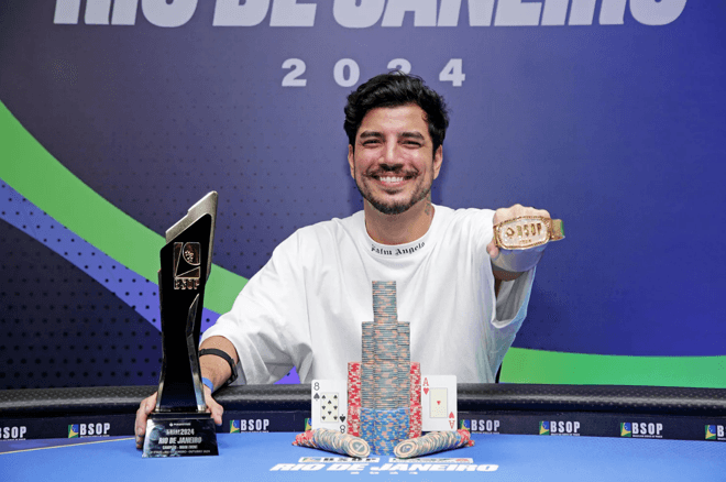 Marcelo Medeiros vence Main Event do BSOP Rio de Janeiro; Terceiro bicampeão na história do circuito