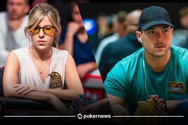 Alex and Kristen Foxen at the Poker Table