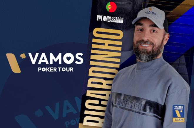 Ricardinho é o novo embaixador do Vamos Poker Tour