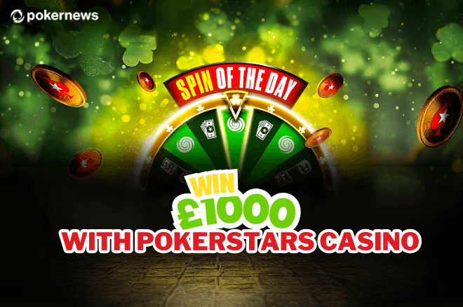 Win £1,000 with PokerStars Casino St Patrick's Spin of the Day!