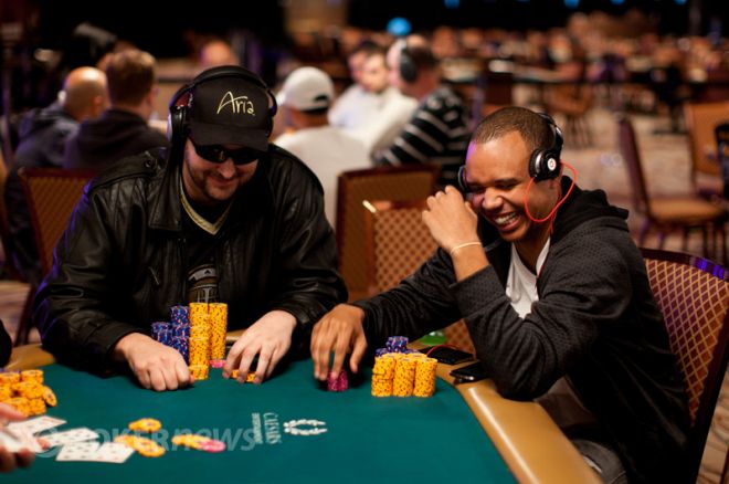 Phil Hellmuth and Phil Ivey