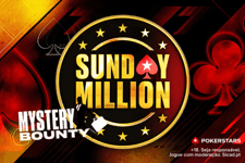 Sunday Million Mystery Bounty está de volta com €1 Milhão GTD na PokerStars