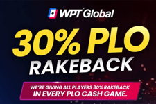 WPT Global 30% PLO rakeback