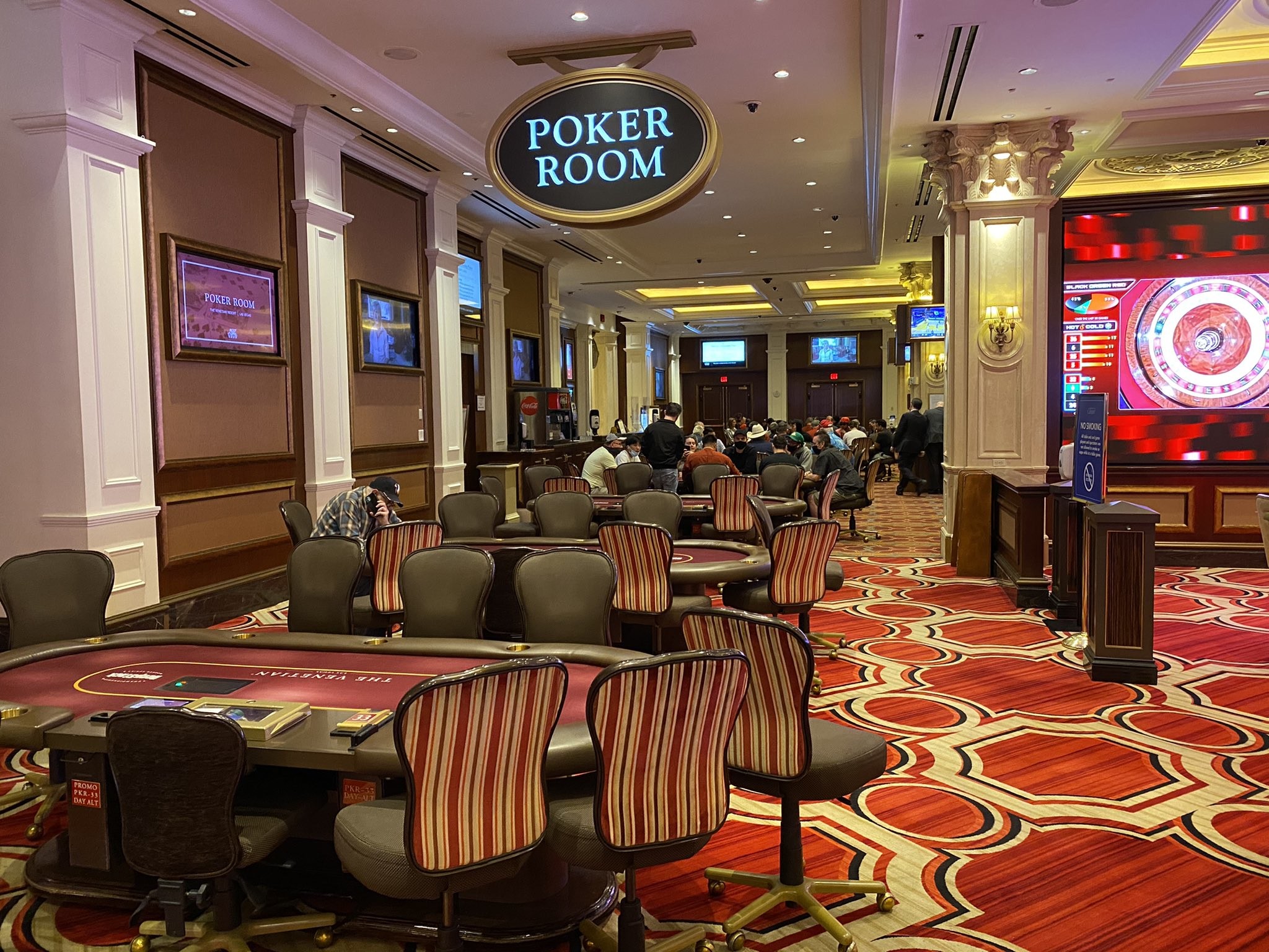 live casino poker room number