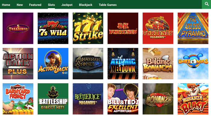 Unibet Casino Ontario slots