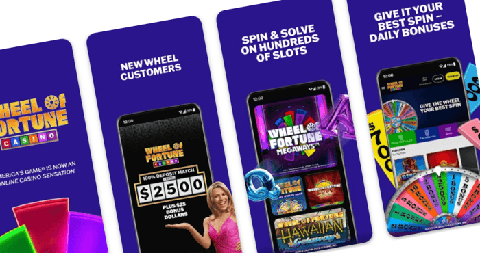 Wheel of Fortune Casino mobile app