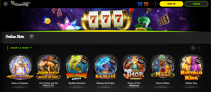 slots hub 888 casino Ontario