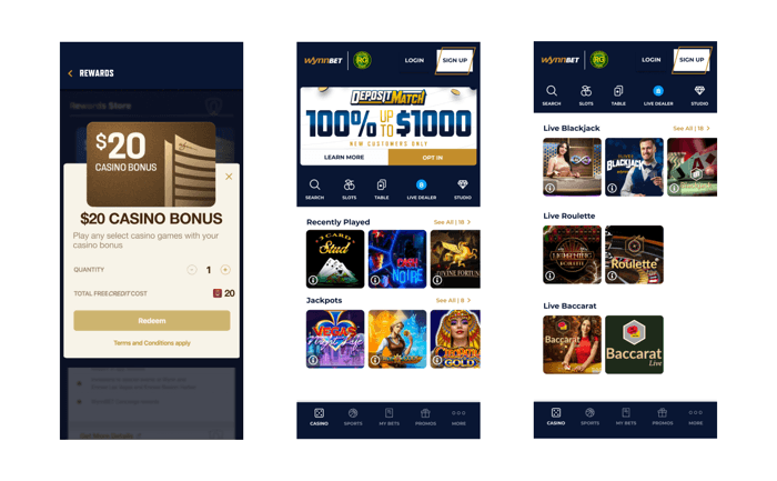 WynnBET Casino Mobile App