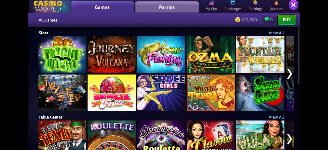 Casino World Free Online Games