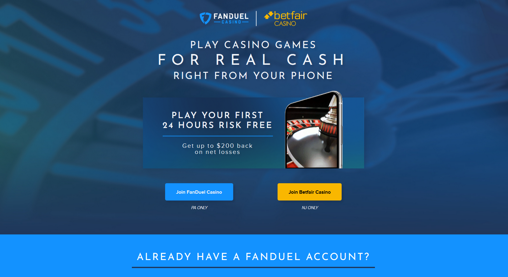 fanduel sportsbook betfair casino