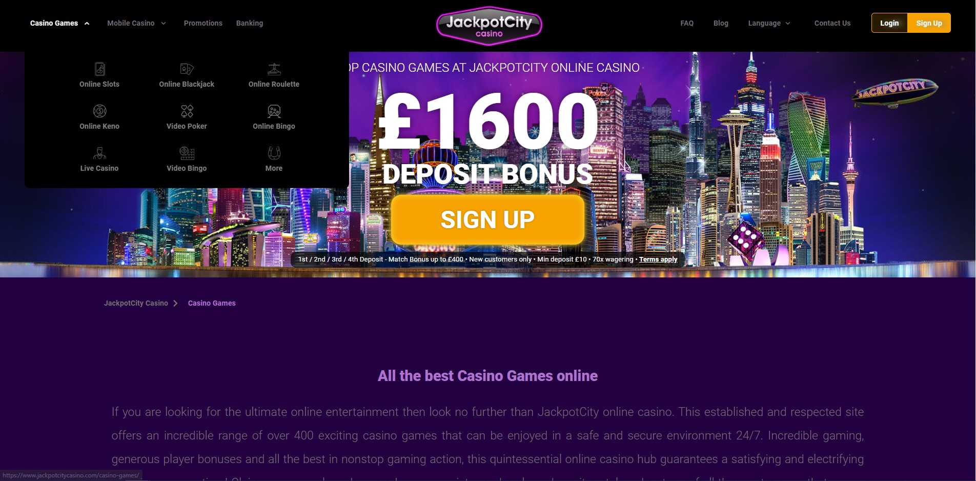 best online casinos in the world