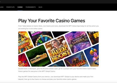 WPT Global Casino desktop