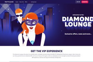 You can get the VIP experience at Party Casino Diamond Lounge