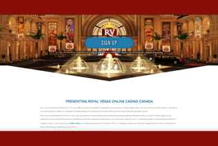 Royal Vegas Casino ON Desktop