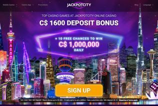 JackpotCity Casino Desktop