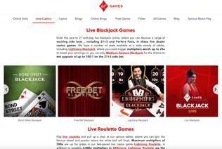 Virgin Games Casino Live Dealer