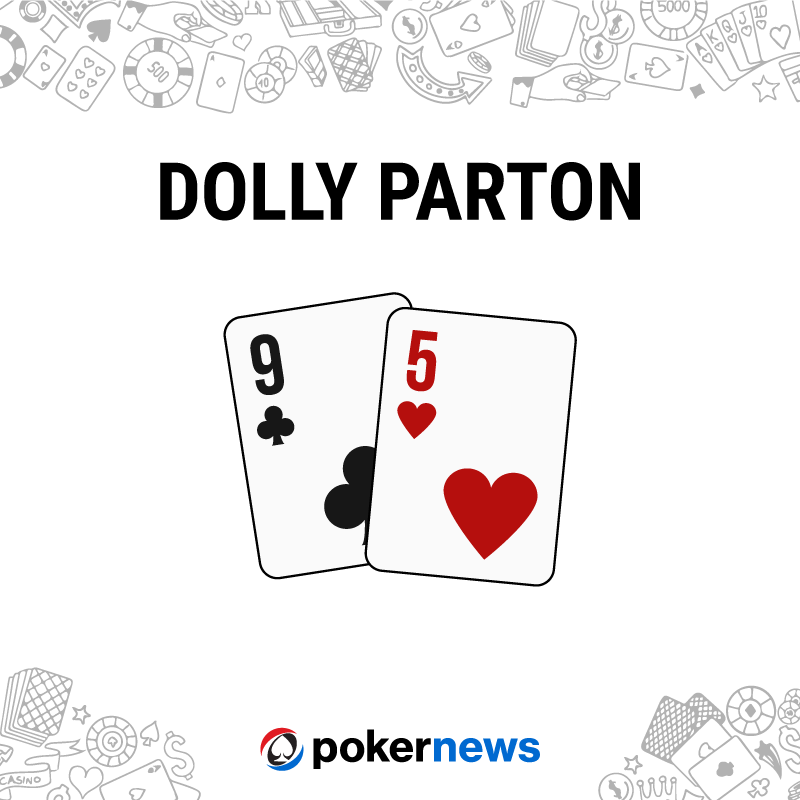 Example of the poker hand Dolly Parton