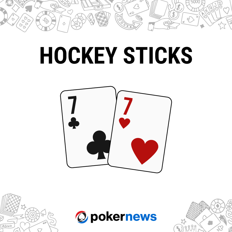 Example of the Hockey Sticks poker hand.