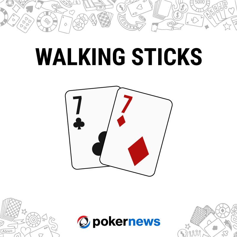 Example of the Walking Sticks poker hand.