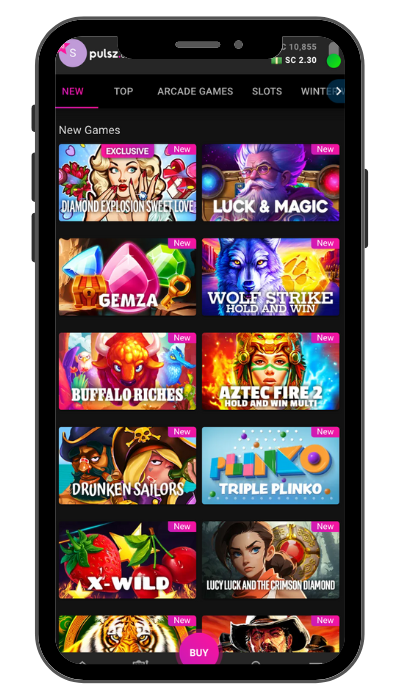 Pulsz Social Casino Mobile App