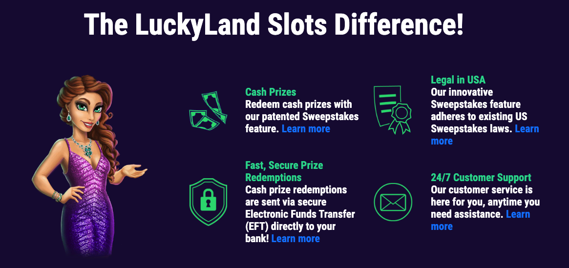 luckyland slots difference