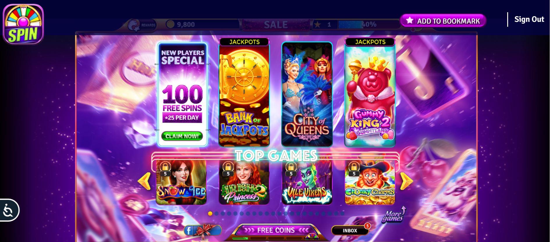 house of fun app free coins 2021