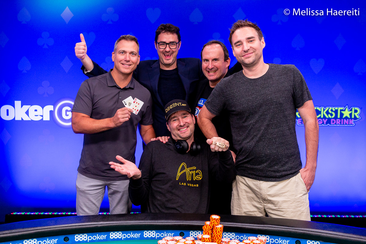 The 5 players with the most WSOP bracelets