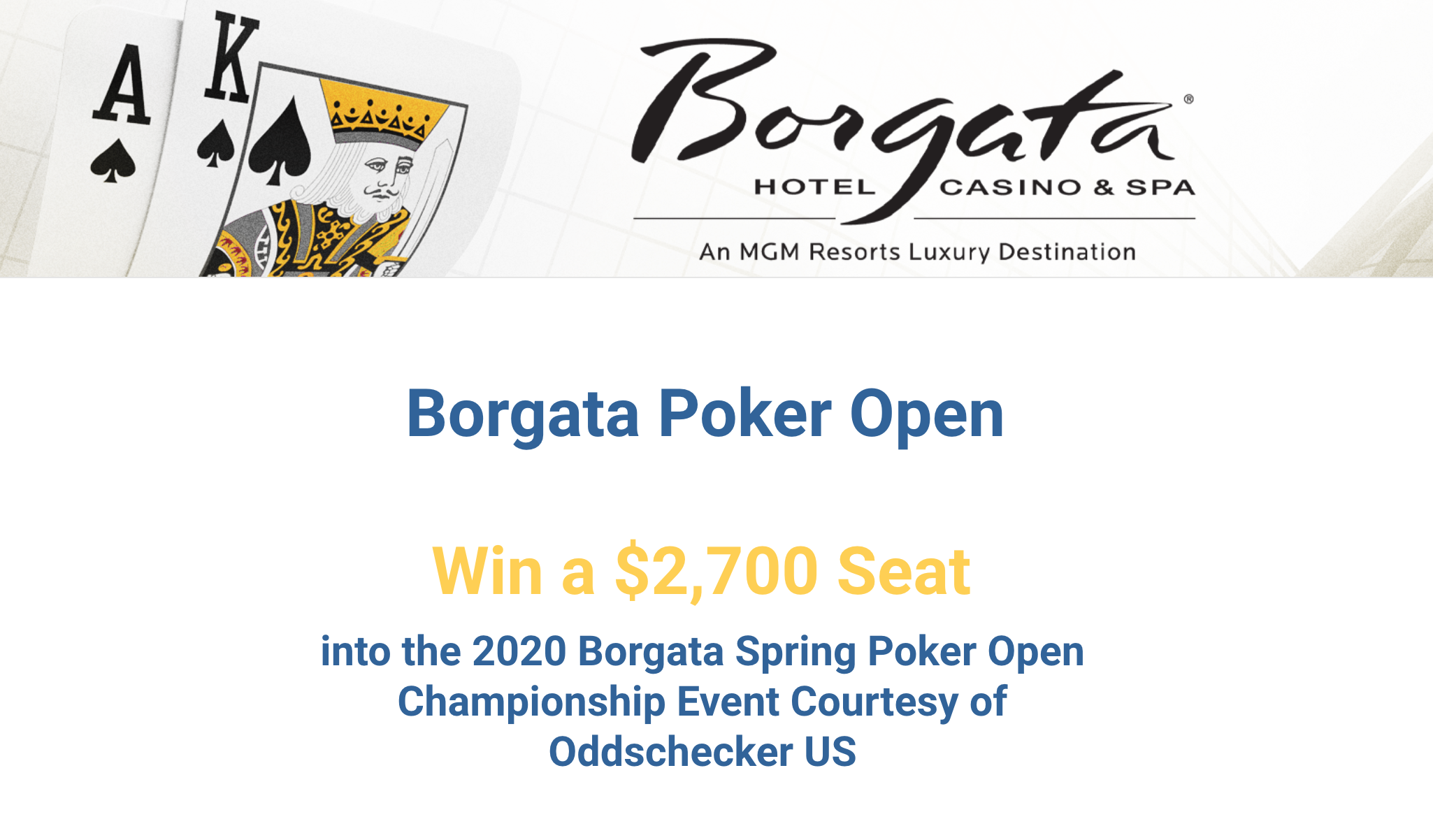 Borgata poker winter open 2020 blog